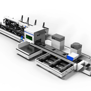 Fiber Laser Cutting Square and round Tube Equipped pneumatic Cutting Pipe Metal Pipe Laser Cutting Equipment Japan motor