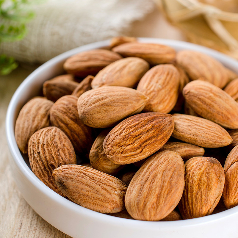 Wholesale health snacks organic Almond nut bulk high quality Roasted  almond wholesale