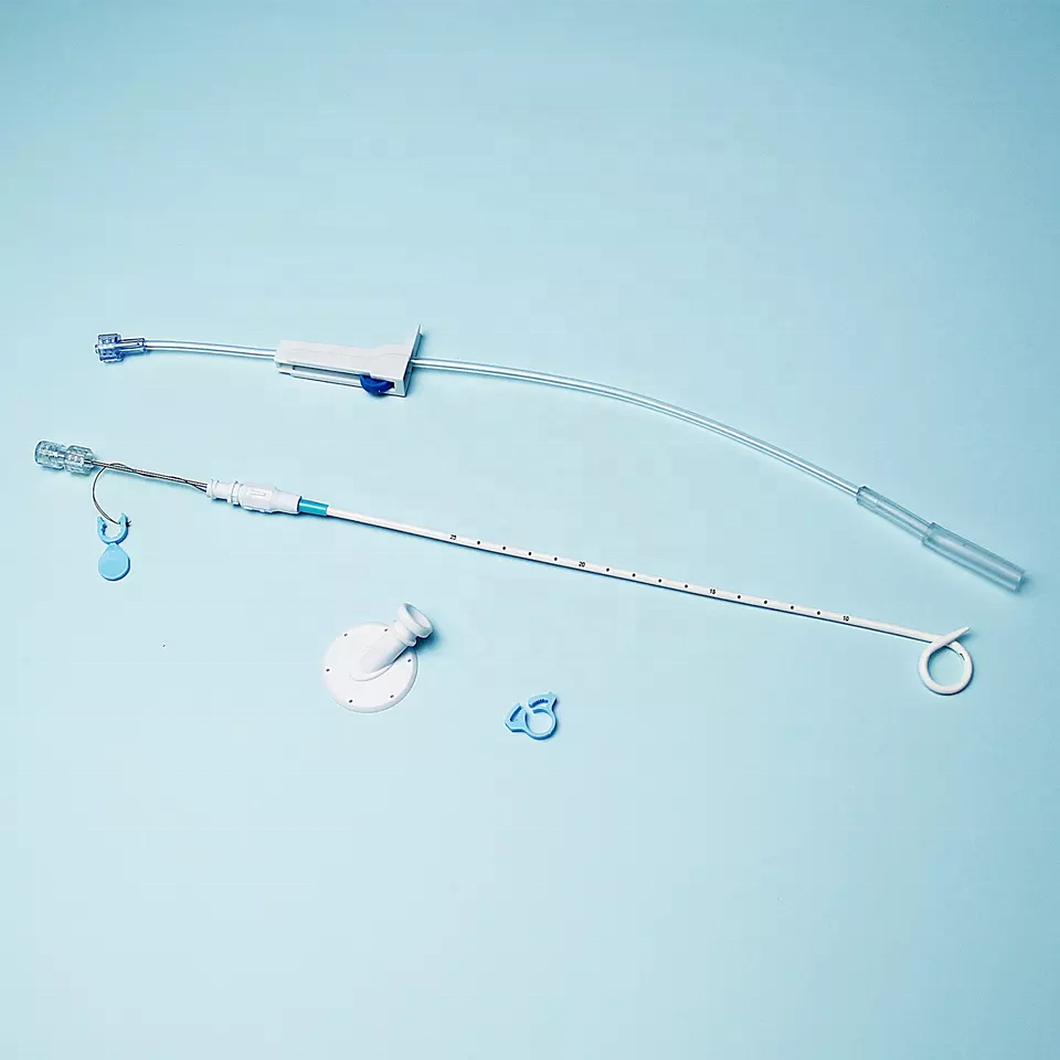 Tianck medical disposable urology pigtail drainage hydrophilic coated biliary drainage catheter