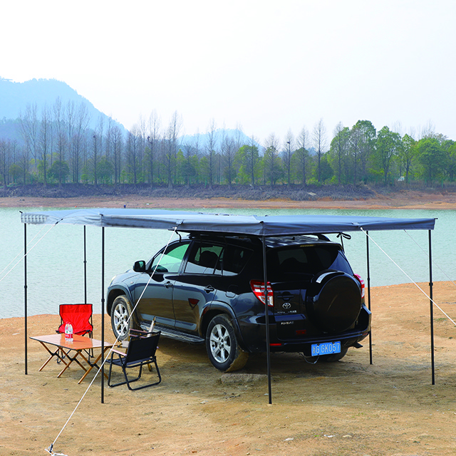 2023 New Version 4WD Foxwing 270 Degree free standing Fan Car Rooftop Side Awning for Camping