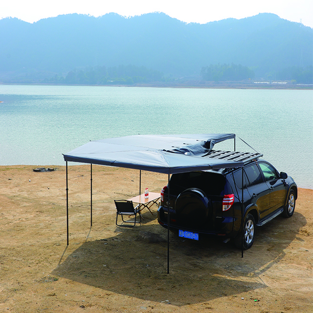 2023 New Version 4WD Foxwing 270 Degree free standing Fan Car Rooftop Side Awning for Camping