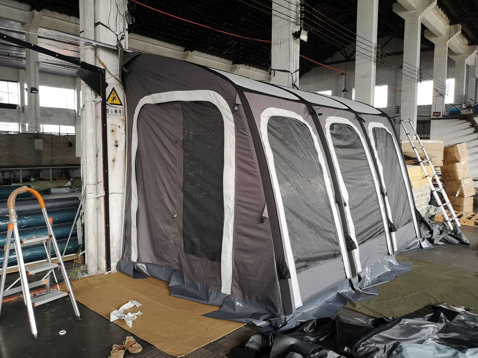 Inflatable Foldable Outdoor Side Porch Air Awning Tent for Caravan RV Camper Motorhome