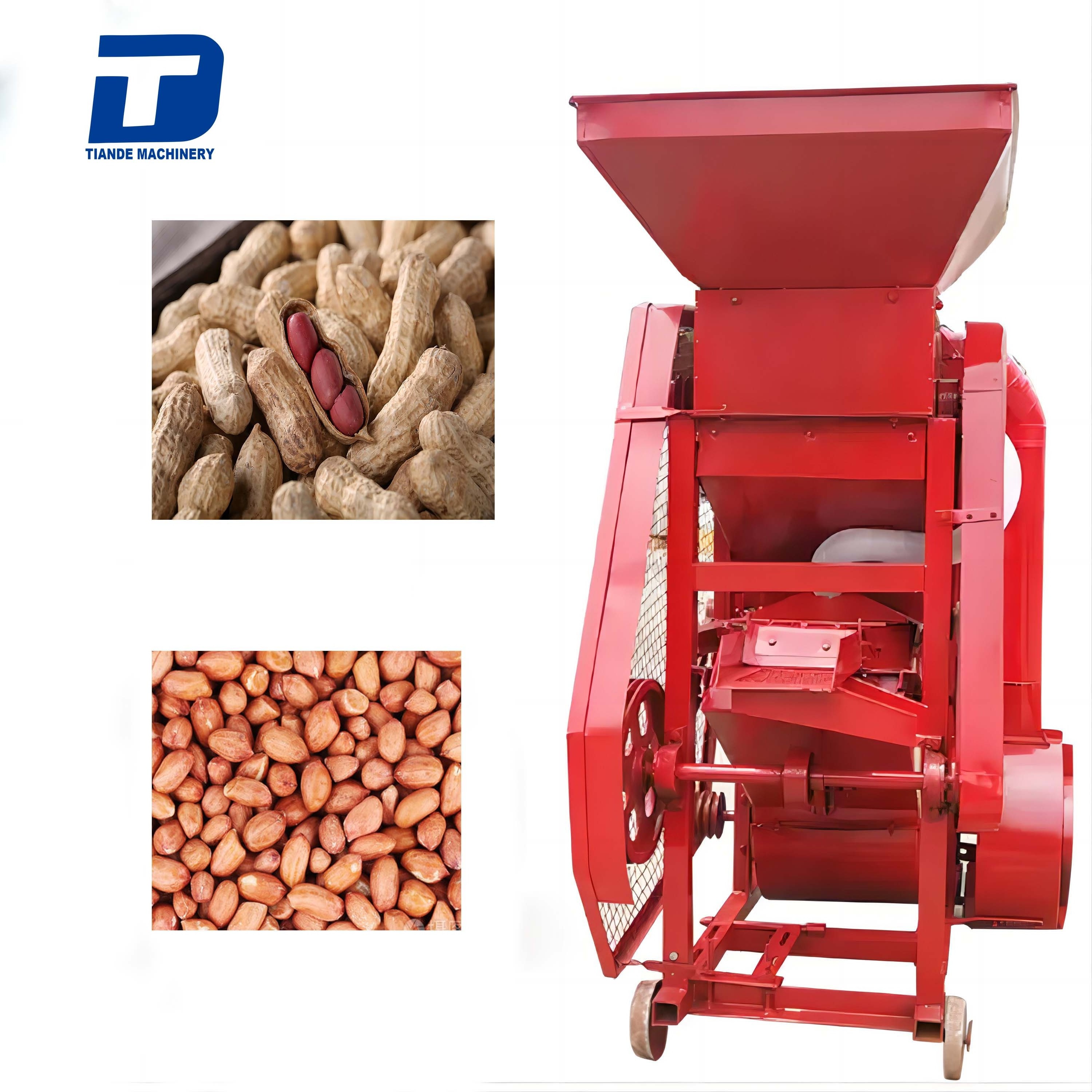 Factory Multifunctional Excellent Quality groundnut sheller Peanut Thresher /Groundnut Threshing Machine For Wholesales