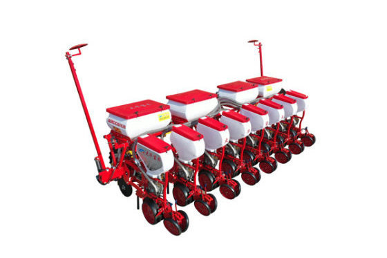 China best seller pneumatic automatic 4 row corn seed drill seeder High precision seeding machine for fertilization and trenchin