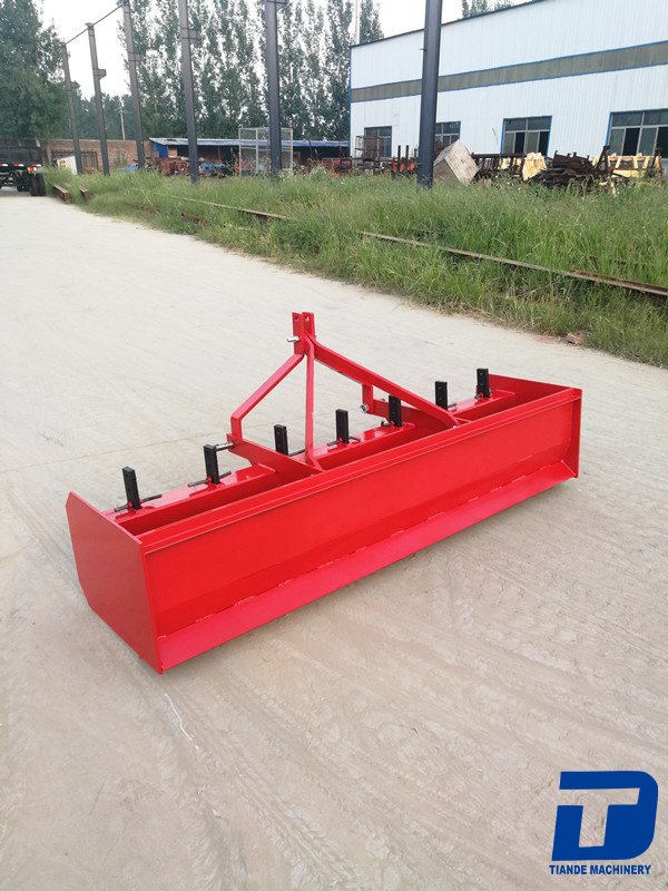 Hot sale land Agricultural Agricultural equipment 3 point tractor rear box grader blade