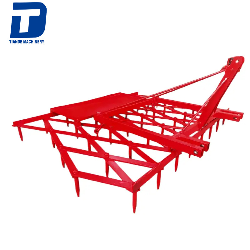 Three-point suspension pointed harrow tractor attachment Agricultural spiked harrow