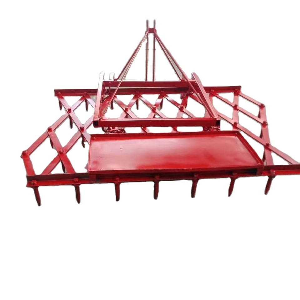 Three-point suspension pointed harrow tractor attachment Agricultural spiked harrow