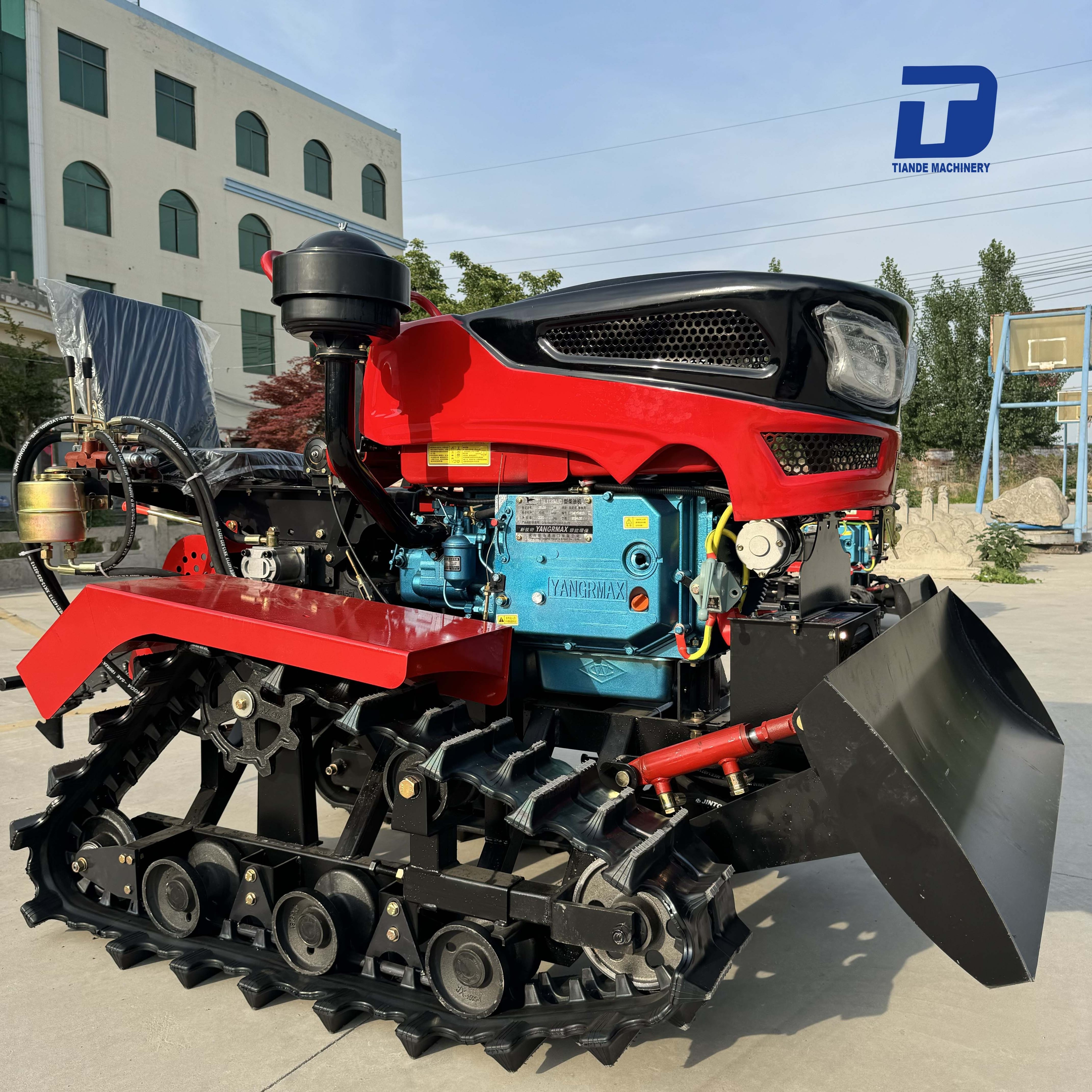 China high quality high efficiency crawler tractor agricultural tractor 25hp mini tractor crawler