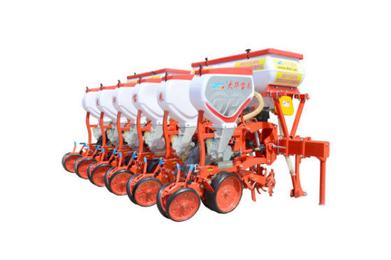 China best seller pneumatic automatic 4 row corn seed drill seeder High precision seeding machine for fertilization and trenchin