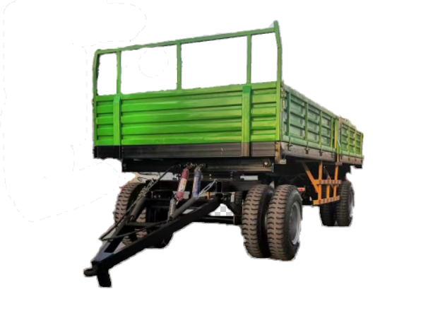 farm trailer 10 tons farm tractor log timber wood trailer  crane grapple remote control