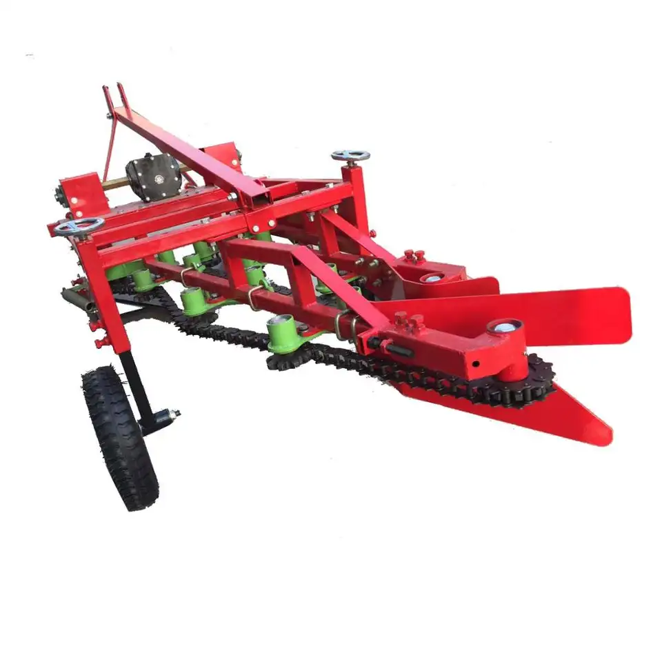 Mini Walking Tractor Link Small Peanut Harvester Ground Nut Digger Peanut Reaping Machine