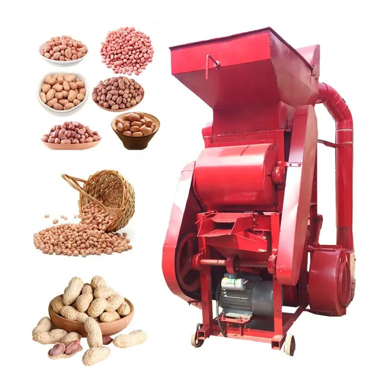 Factory Multifunctional Excellent Quality groundnut sheller Peanut Thresher /Groundnut Threshing Machine For Wholesales