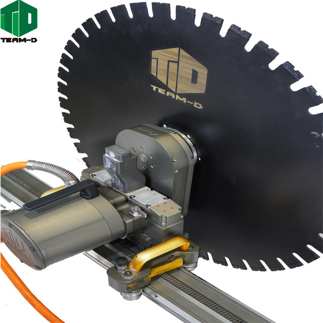 TD Electric Hydraulic Wall Saw Machine Groove Wall Concrete Cutting Saw Machine