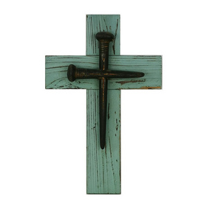 Hot Sell Well New Type Wholesale Religious Wood Wall Decoration Cross Carved High Quality Religious Wooden Pressed Flower Cross