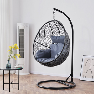 High Quality Multiple Colours Outdoor Indoor Egg Swing Hanging Chair Patio Garden Swing Chair