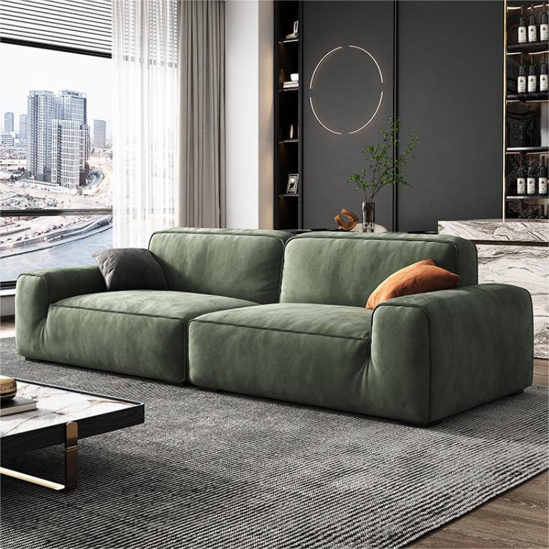 Velvet Fabric Two Seat Sofa Modern Unique Design Sectional Sofa Living Room Furniture Set Luxury Upholstery Sofa Bed