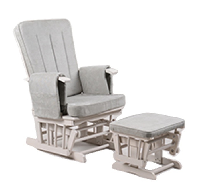 Morden Leisure Breast feeding Baby Lounge Chair Glider Rocking  Chair with Ottoman