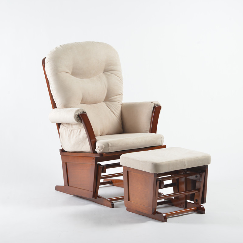 Upholstery Customized Swivel Recliner Glider Rocking Chair For Mother Nursing