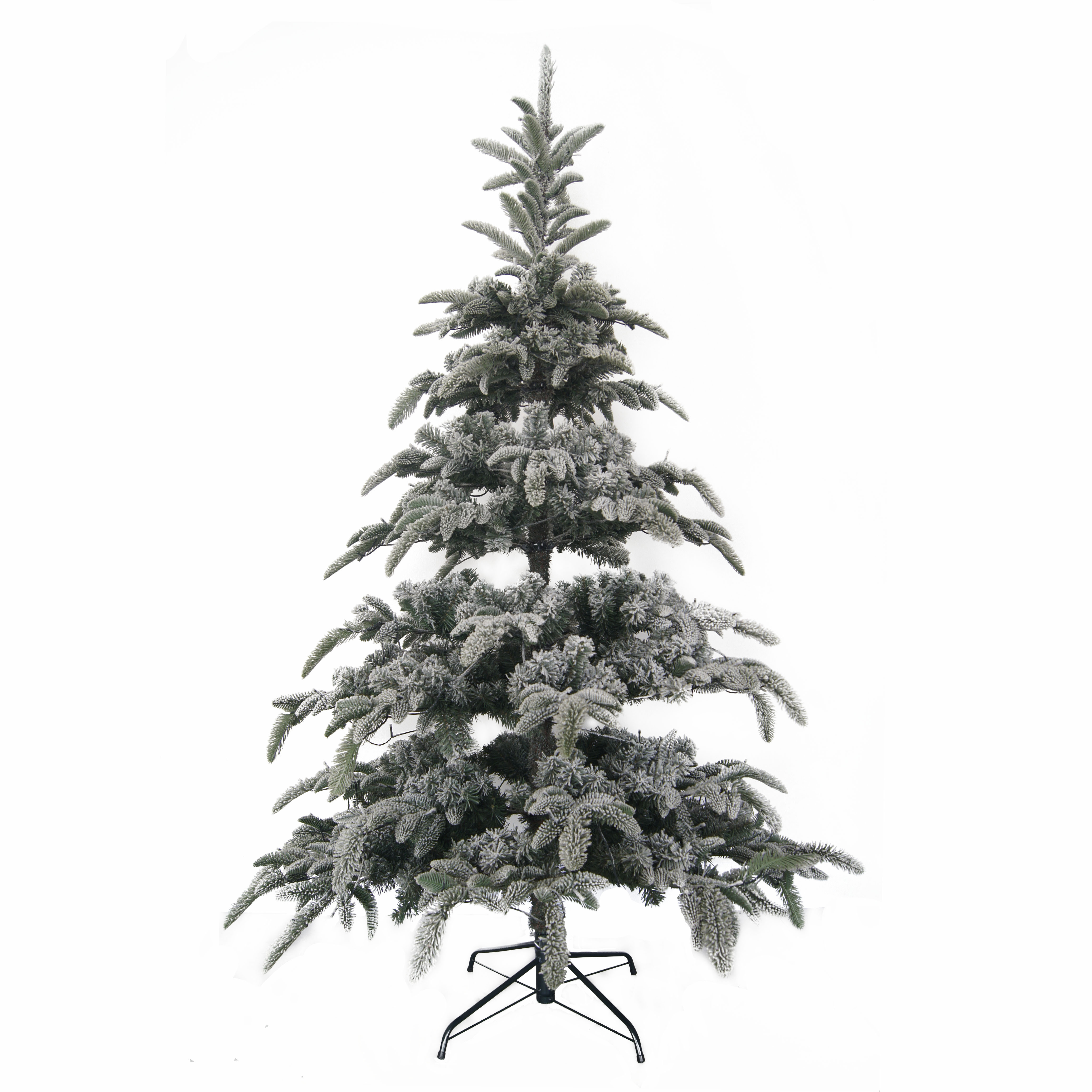 Wholesale Prelit white Snowing Christmas Tree flocked For Christmas Decoration