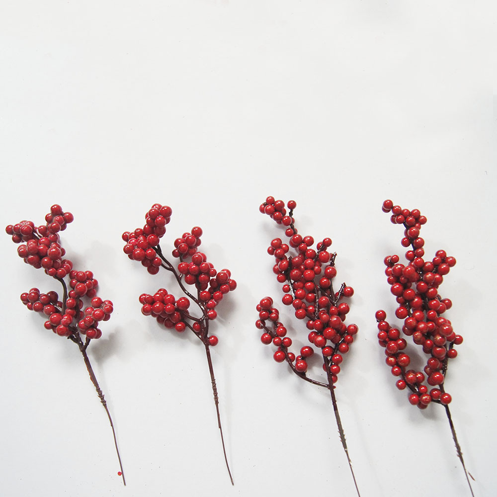 Artificial Berry Branches Foam Berry Red Artificial Berries Plant Branches