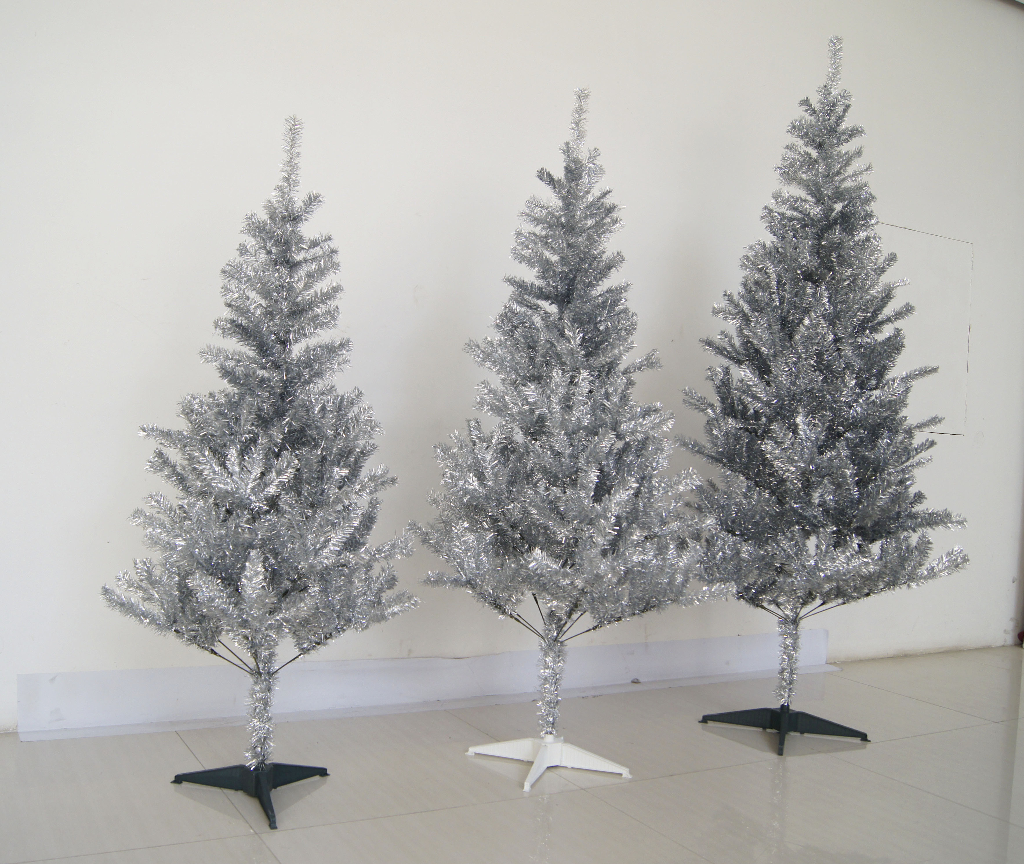 Arbol de Navidad Christmas trees white Xmas tree premium flocked metallic artificial Christmas tree