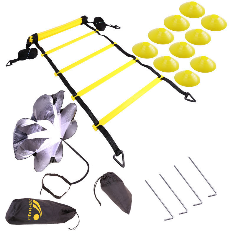 OEM Speed Agility Cones Ladder set resistance umbrella tension belt adjustable hurdle sport soccer football training equipment