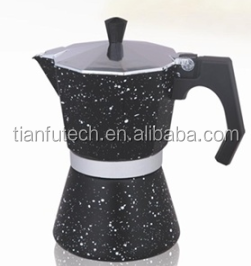 6 cup High Quality Custom Stainless Steel Espresso Italy Coffee Maker stove Moka Pot