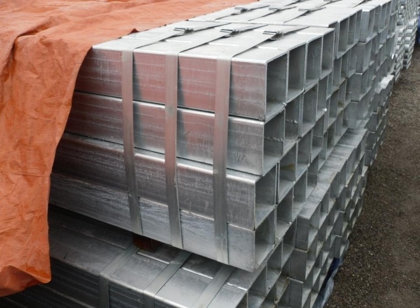 40x40 Hot dip galvanized square steel tube, gi hollow section rectangular tube for Building Customized size