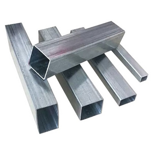 40x40 Hot dip galvanized square steel tube, gi hollow section rectangular tube for Building Customized size