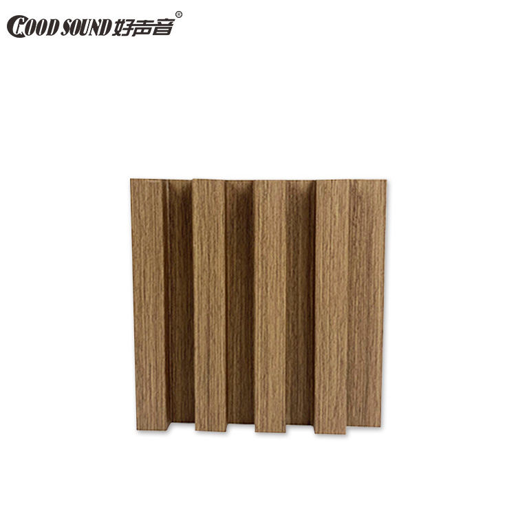 GoodSound Modern Mdf Fluted Grille Pine Wainscot 3D Decorative Slat Wall Panel