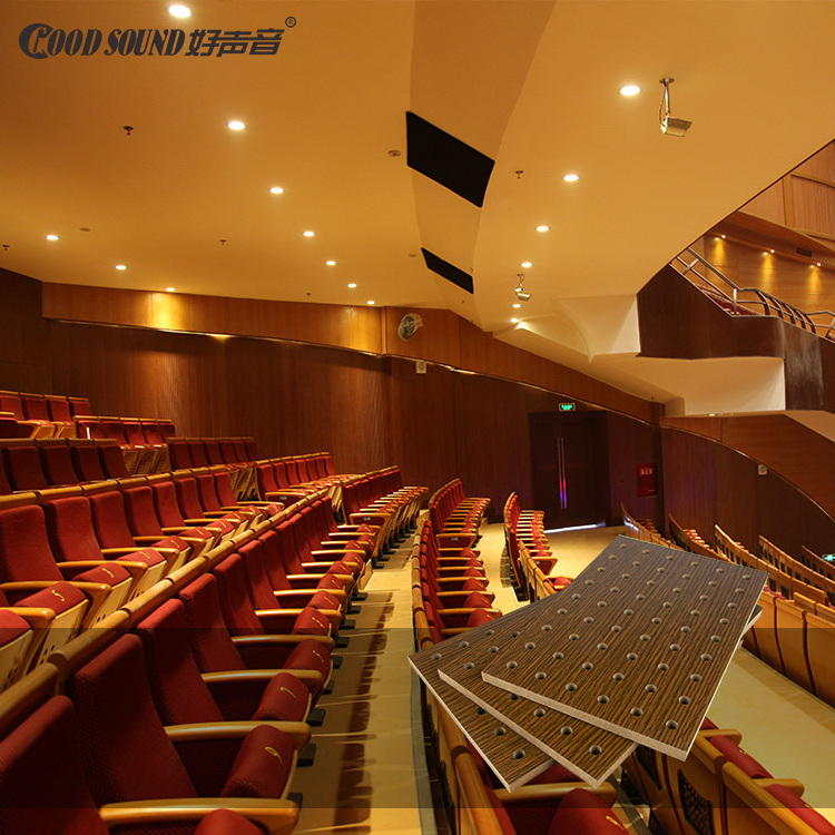 GoodSound Sound Proof Ceiling And Wall Perforated Acoustic Wood Panel For Sound Absorption  Project 3d model design