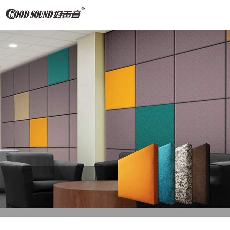 GoodSound Velvet Acoustical Fabric Sound Proof Deadening Wall Panels Sound Absorption Panel