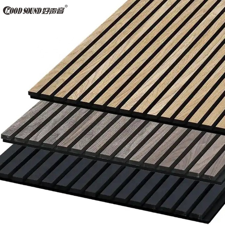 Sample Link/Goodsound Akupanel Ceiling Sound Absorbing Wood And Pet Acoustic Slat Wall Panels For Stadium