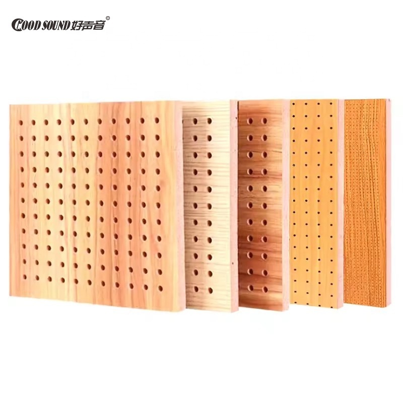 Building Project/GoodSound Conference Room Auditorium Walls Mdf Mgo Micro Perforated Wooden Acoustic Soundproof Panel