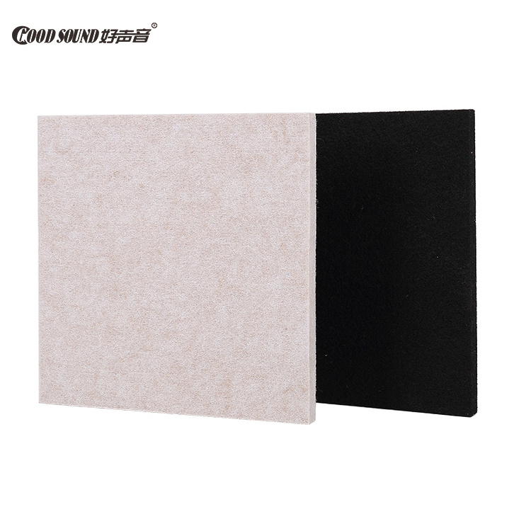 Goodsound High Density Gaming 9/12Mm Sound Soundproof Polyester Fiber Acoustic Wall Panel For Hotel