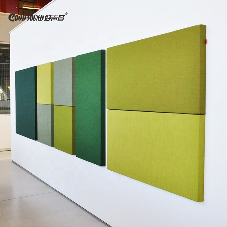 Goodsound Interior Decorative Cinema Soundproof Absorbing Wall Fabric Acoustics Panels for Home Theater