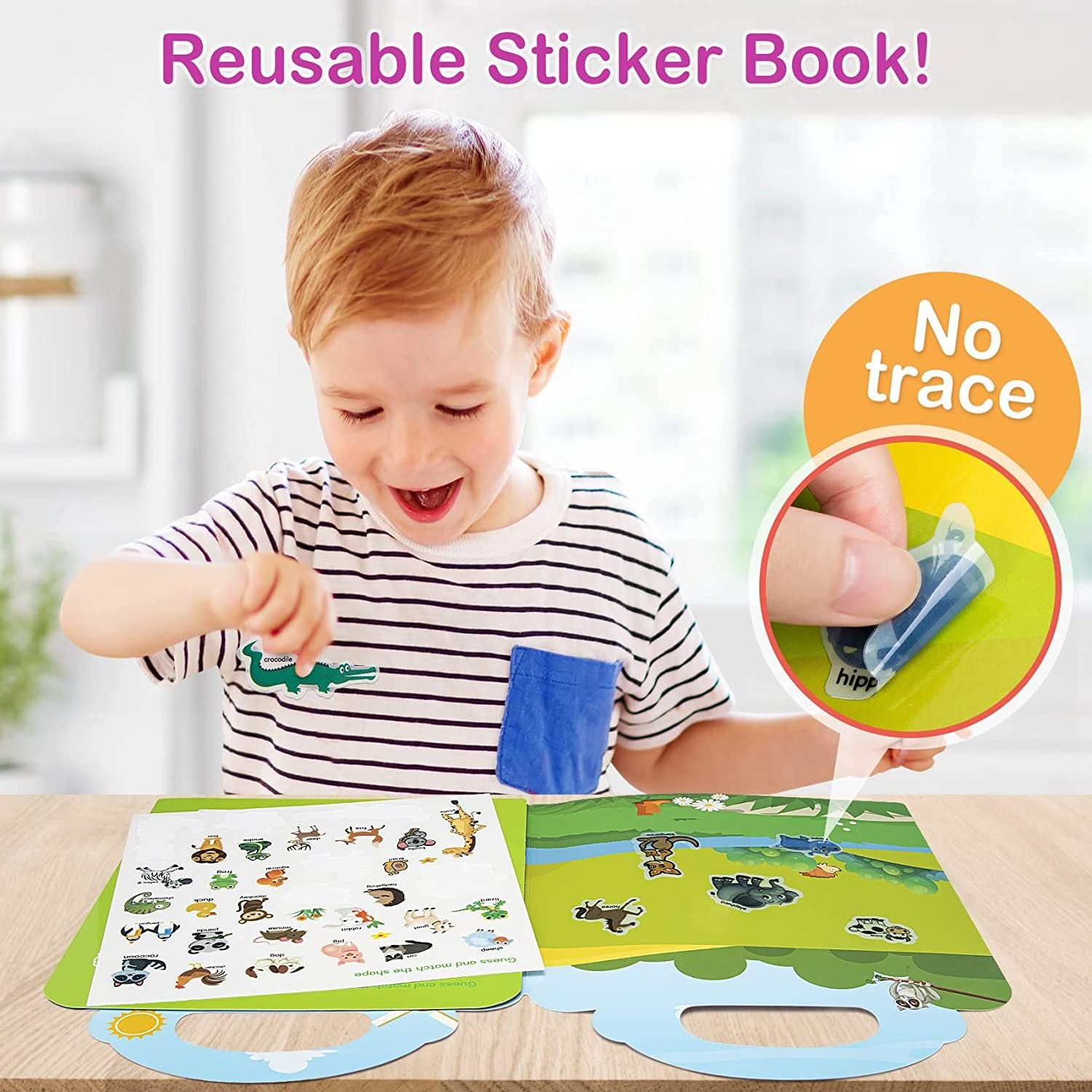 Over 1000 Decorative Stickers Custom Toddler Kids Adult Girls Reusable Sticker Book