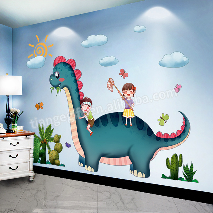 Custom printing decal vinyl large wall sticker decoration for kids living room