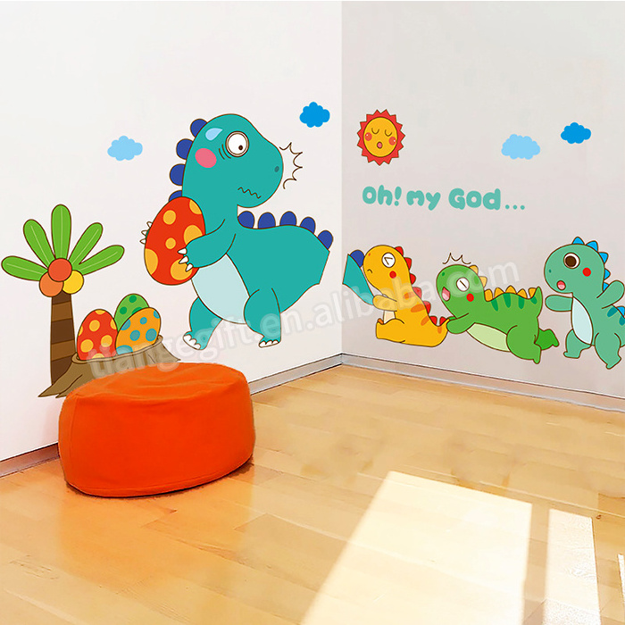 Custom printing decal vinyl large wall sticker decoration for kids living room