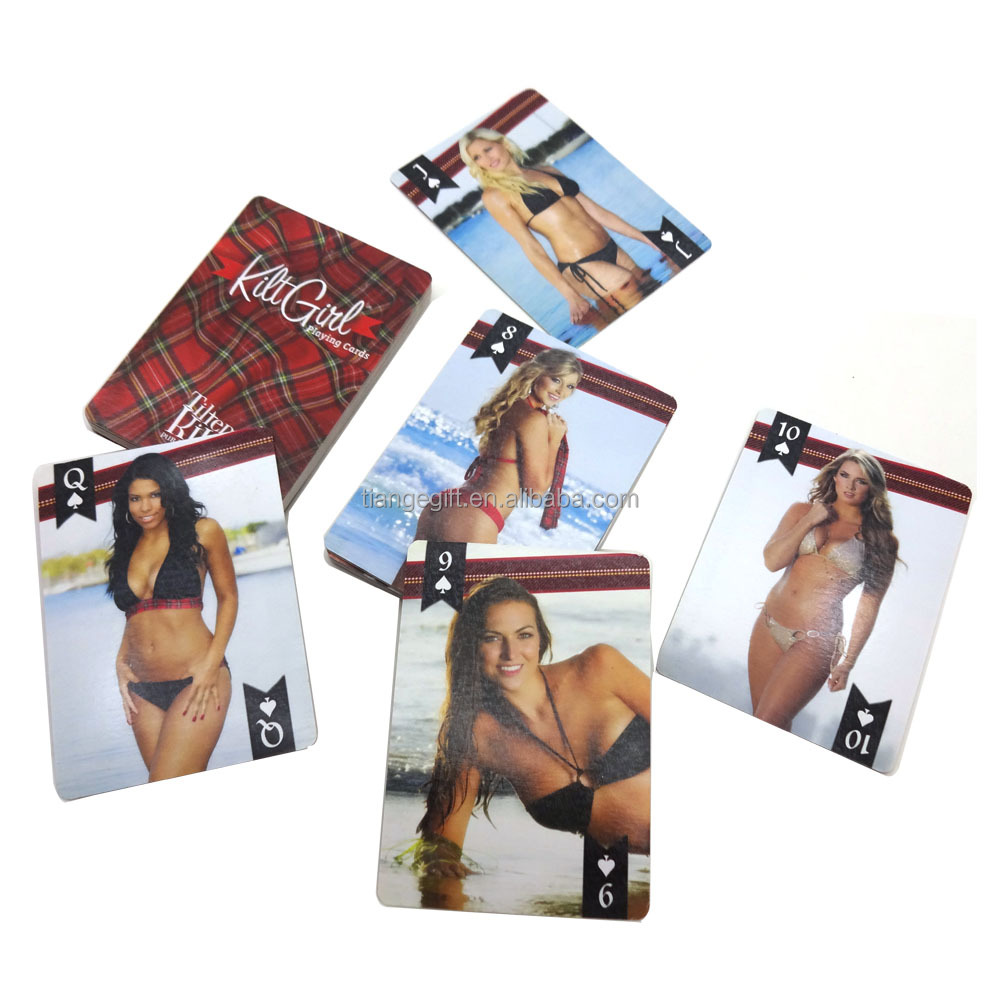 Custom Full Decks Adult Sex/Parties Nude Picture Poker Playing Cards