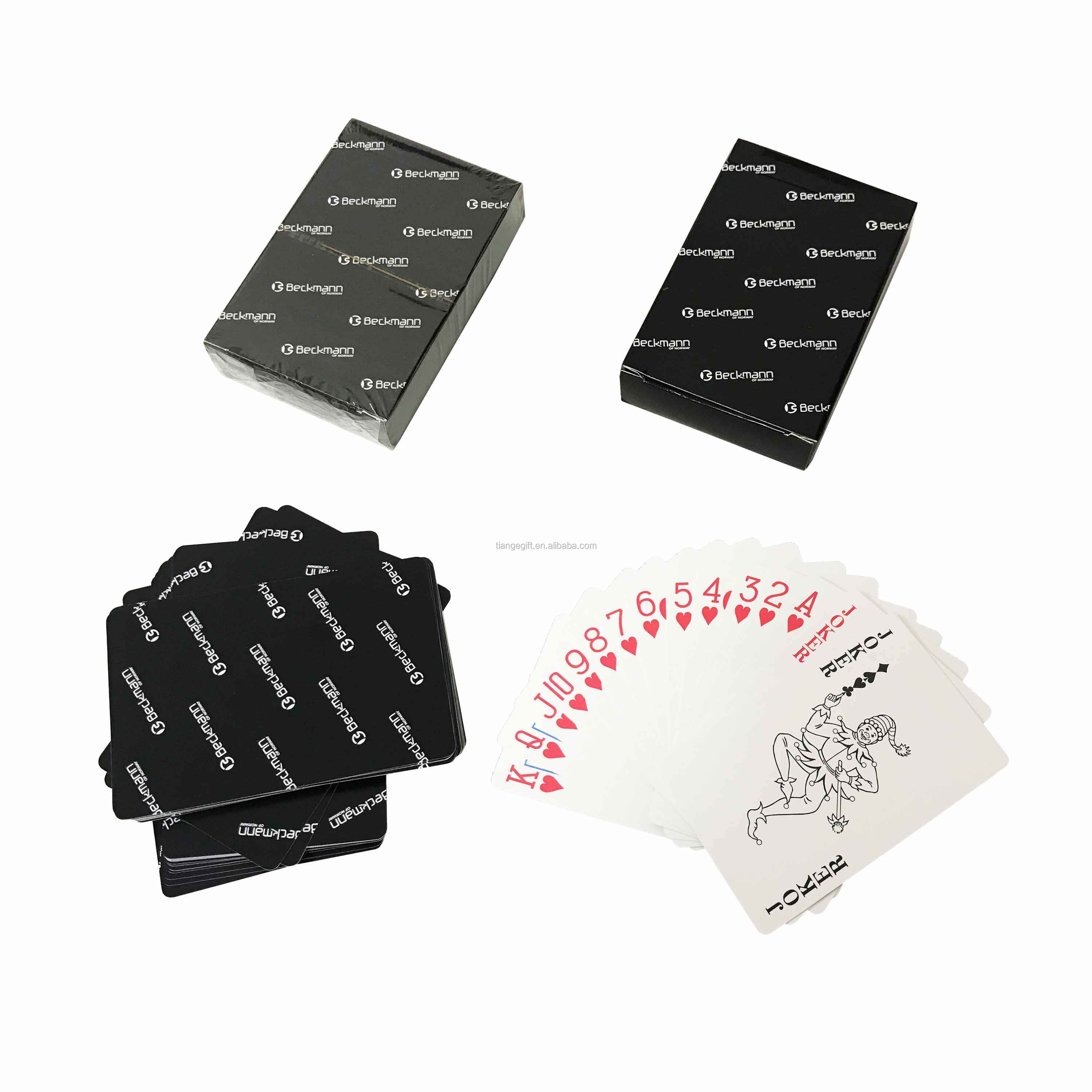 Party Game Custom Logo Printed Waterproof Casino PVC Plastic Poker Playing Cards