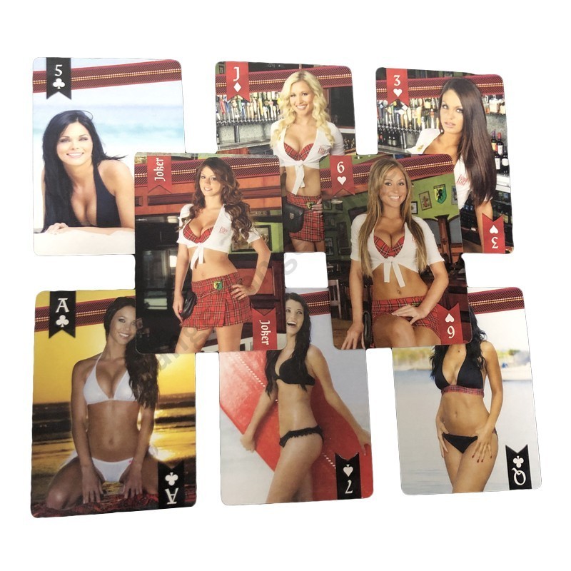 Custom Adult Sexy Girls Playing Cards