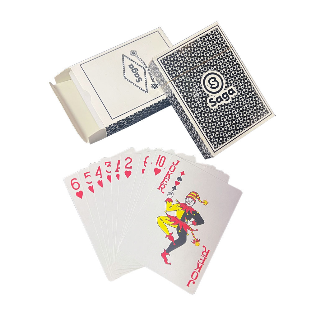 Custom printed High Quality Paper 777 set Playing Card in Bulk With double deck playing card box