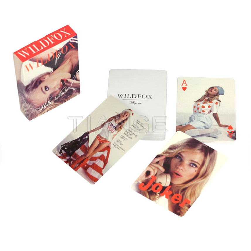 Custom Full Decks Adult Sex/Parties Nude Picture Poker Playing Cards