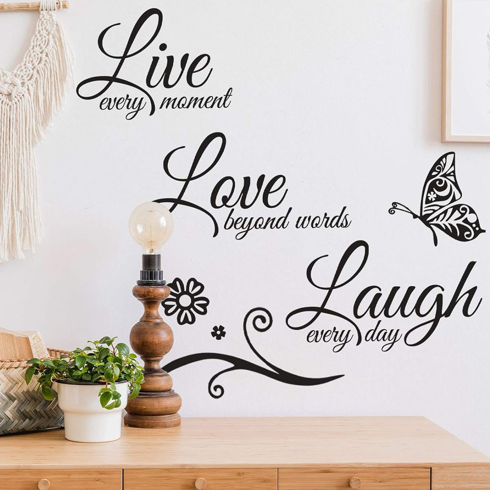 Waterproof PVC Wall Sticker Custom Inspirational Wall Decor Stickers Motivational Wall Stickers