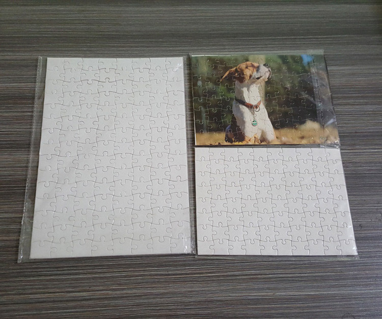 Wholesale printable paper cardboard for adults 500pcs/1000pcs blank jigsaw puzzle for sublimation