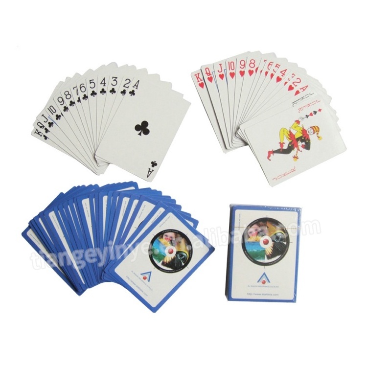 Customized Printed Mini blank Custom Playing Poker Paper Playing Cards