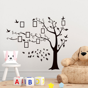 Wholesale Photo Frame Tree Window Decals Vinyl Large Family Tree Wall Sticker For Home Decoration