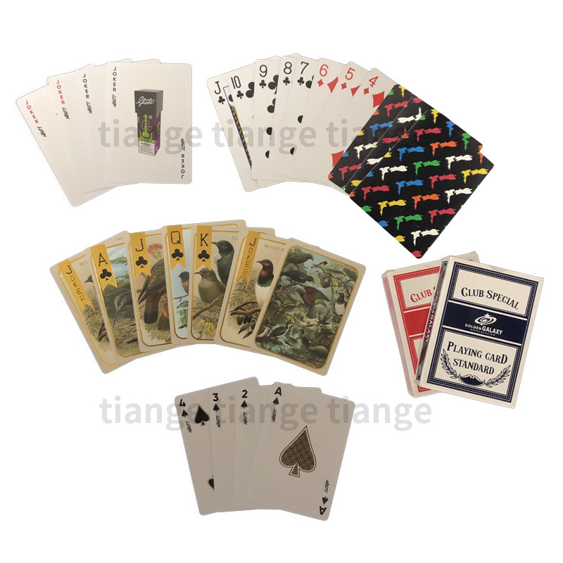 OEM ODM Bulk Themed Big Over Size Jumbo Playing Cards With Paper Box