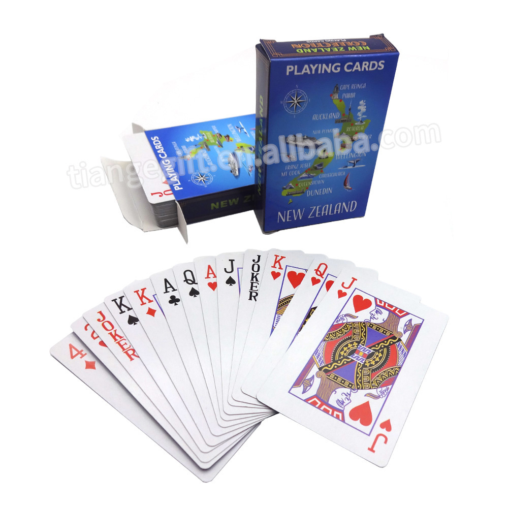 Custom Printing Advertising Paper Poker Playing Cards with Company Logo